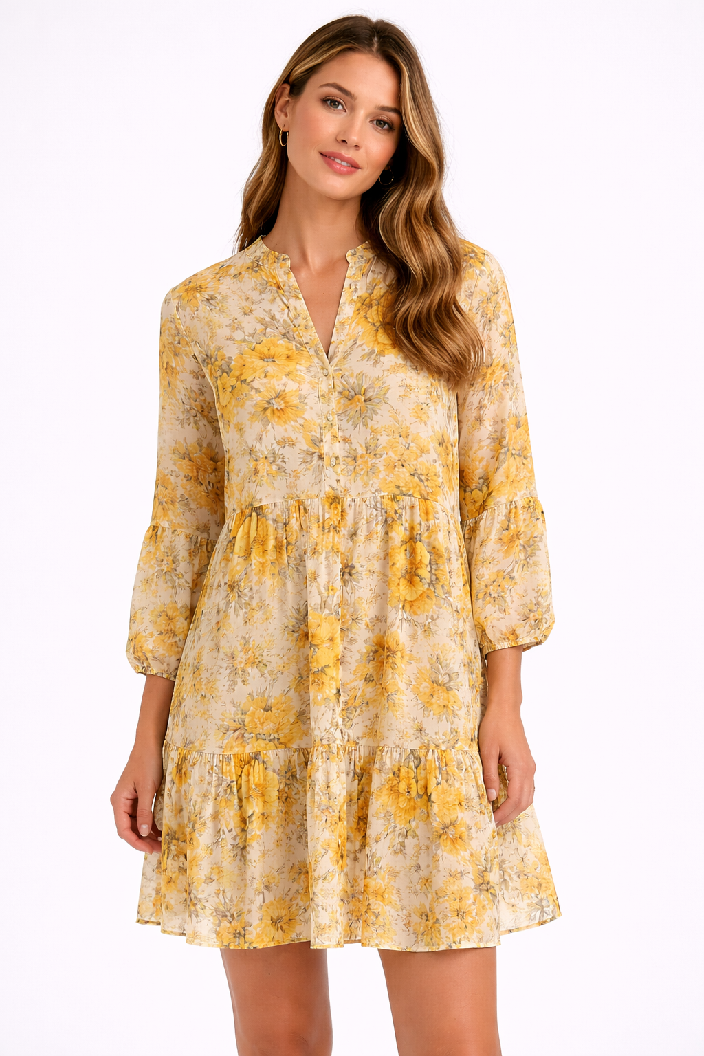 Jurk met bloemenprint